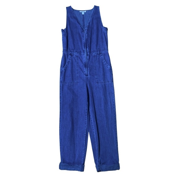 Denim Blue Jumpsuit - Picture 2 of 12